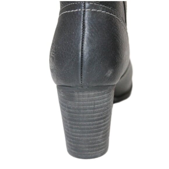 Timberland Earthkeepers Ruston Black Waterproof Pull-On Riding Boots Womens 8 - Picture 7 of 10